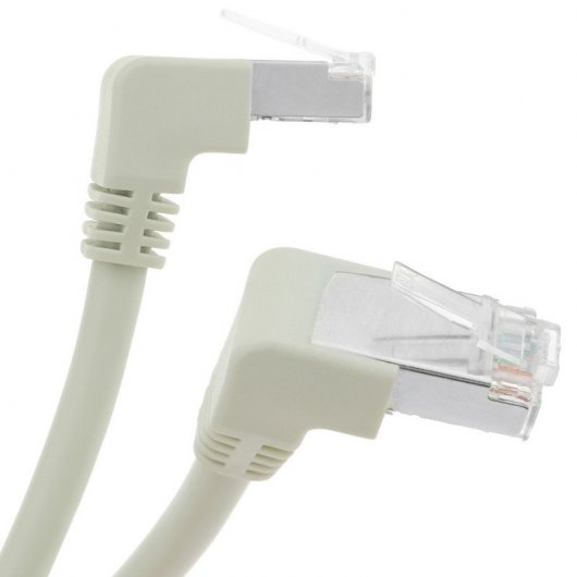 BeMatik Cable de Red Acodado FTP RJ45 Cat.6  2m