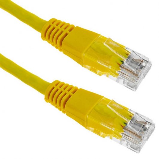 BeMatik Cable de Red UTP RJ45 Cat.5e 1m Amarillo