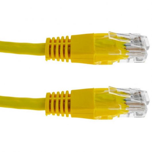 BeMatik Cable de Red UTP RJ45 Cat.5e 1m Amarillo