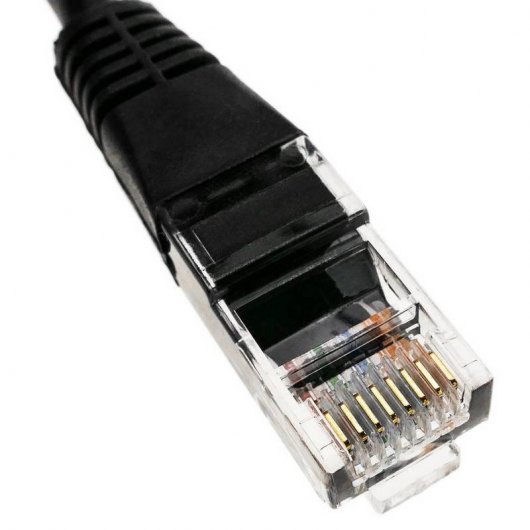 BeMatik Cable de Red UTP RJ45 Cat.5e 1m Negro