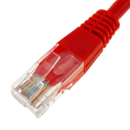 BeMatik Cable de Red UTP RJ45 Cat.5e 1m Rojo | PcComponentes.com