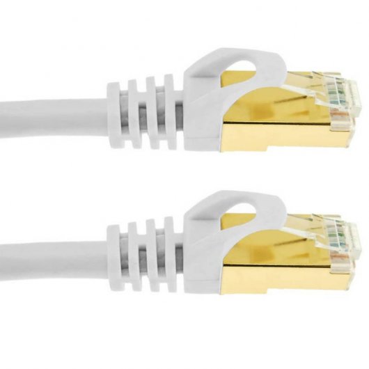 BeMatik Cable de Red SFTP RJ45 Cat.7 50cm Blanco