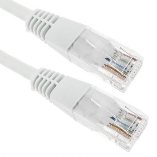 BeMatik Cable de Red UTP RJ45 Cat.5e 50cm Blanco