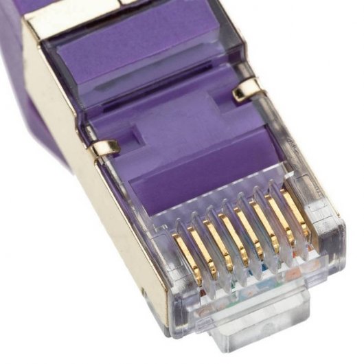 BeMatik Cable de Red S/FTP RJ45 Cat.8 3m Azul Oscuro