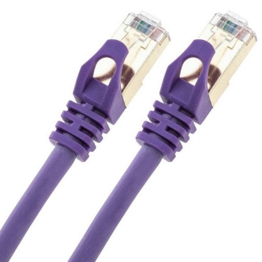 BeMatik Cable de Red S/FTP RJ45 Cat.8 3m Azul Oscuro