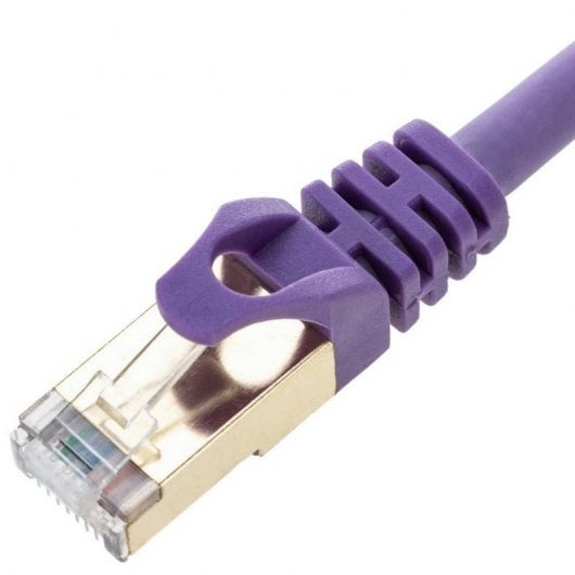 BeMatik Cable de Red S/FTP RJ45 Cat.8 3m Azul Oscuro