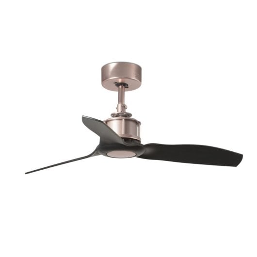 Faro Just Fan Deckenventilator mit Fernbedienung, 9 W, Kupfer/Schwarz