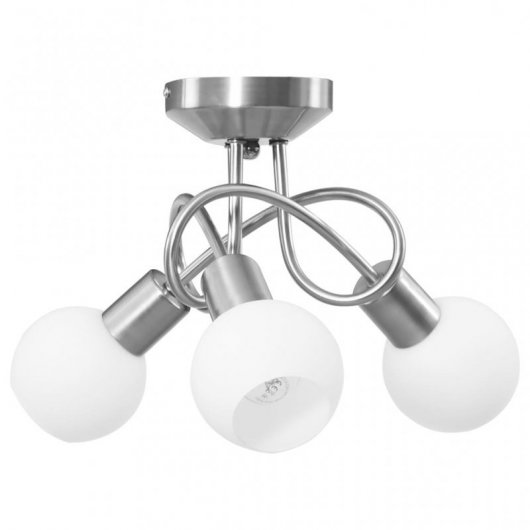VidaXL Lampada da soffitto a ciotola in ceramica 3xE14