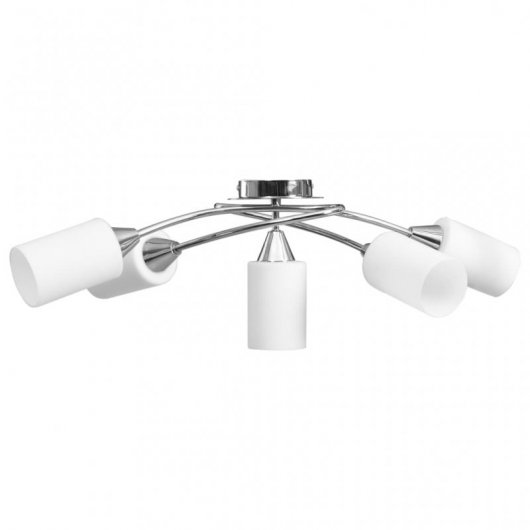 VidaXL Lámpara de Techo Pantallas Cerámica 3xE14 Blanco