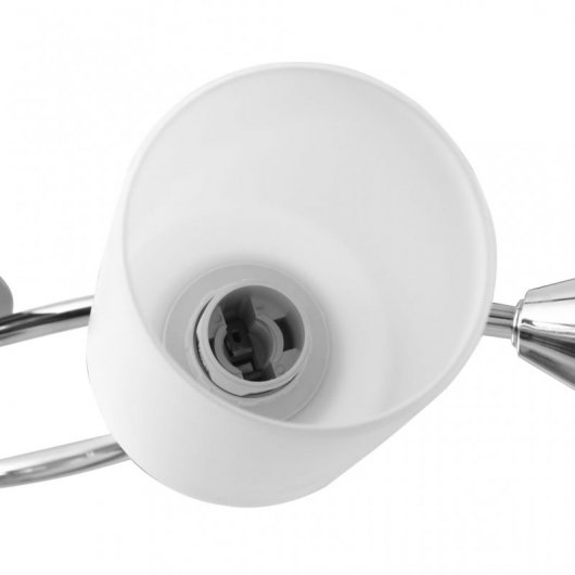 VidaXL Lámpara de Techo Pantallas Cerámica 3xE14 Blanco