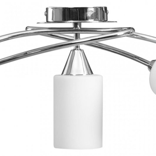 VidaXL Lámpara de Techo Pantallas Cerámica 3xE14 Blanco