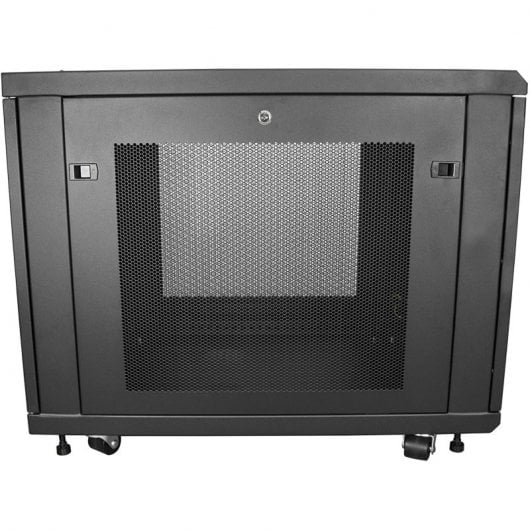 StarTech.com Armoire Rack pour Serveur 12U 19" - Profondeur Réglable (5-76,2cm/2-30") pour Équipement Réseau avec Roulettes, Gestion de Câbles, Étagère et Verrouillage Dell PowerEdge HP ProLiant ThinkServer