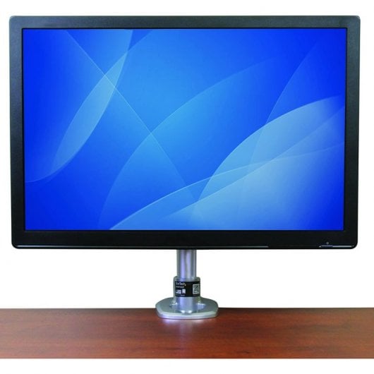 StarTech.com Supporto per Monitor con altezza regolabile - Braccio porta Monitor LCD LED con gancio per gestione cavi