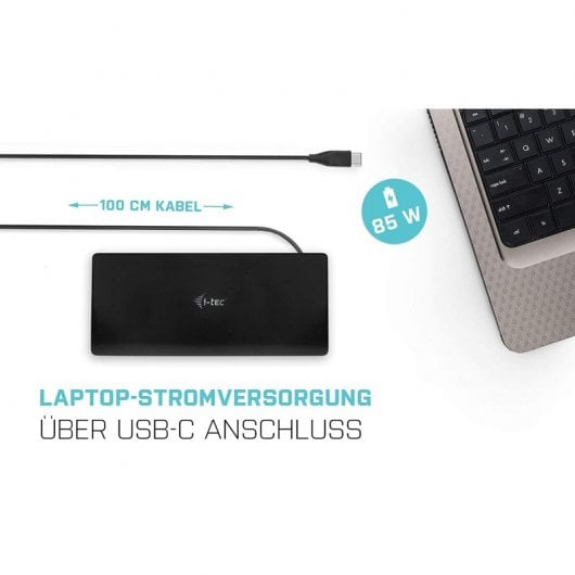 I-Tec Docking Station USB-C para Hdmi/ USB 3.0/ Displayport/ Ethernet / Jack