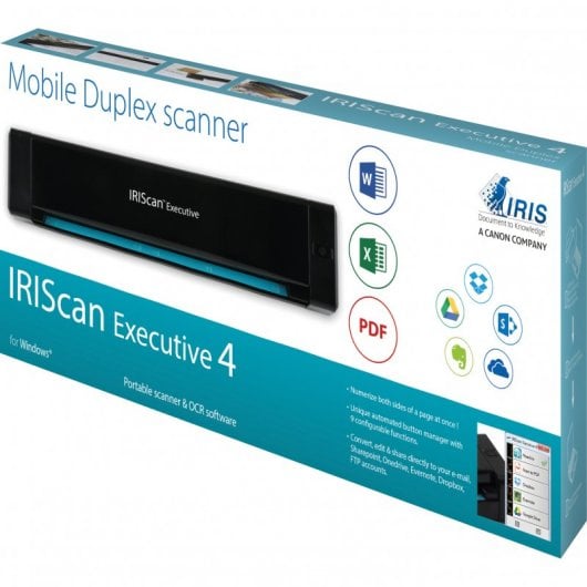 I.R.I.S. IRIScan Executive 4 Scanner a foglio 600 x 600 DPI A4 Nero