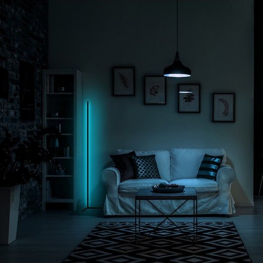 Lampadaire à intensité variable Newskill Atmosphere avec lumière ambiante RVB