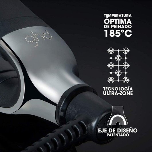 Piastra per Capelli Professionale ghd Platinum+ 185ºC Spegnimento Automatico Nero