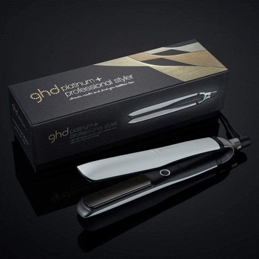 Prancha de Cabelo Profissional ghd Platinum+ 185ºC Desligamento Automático Branca