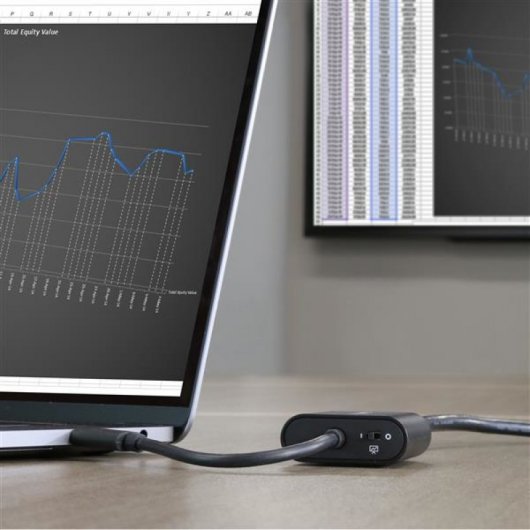 StarTech.com Adattatore USB-C a HDMI - con Switch di Modalità Presentazione - 4k 60Hz