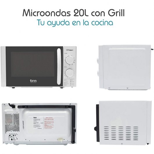 Micro-ondes TM Electron Easywave avec Grill 20L 700W Blanc