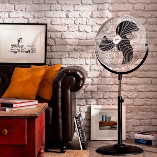 Ventoinha de Pé Industrial Jata JVVP3055 120W 50cm 3 Velocidades Cabeça Oscilante
