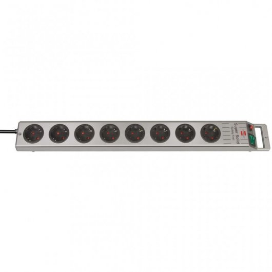 Brennenstuhl Base Múltiple SuperSolid 8 Tomas y Cable 2.5m
