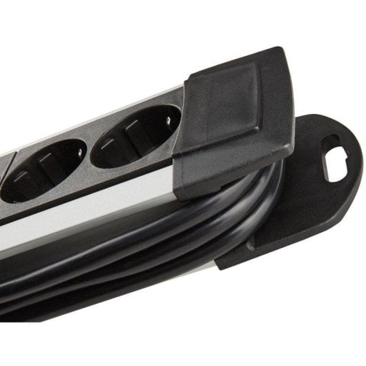 Multiprise Brennenstuhl Premium-Alu-Line 6 Prises Interrupteur Protection Montage mural