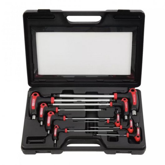 KS Tools Juego de Llaves Allen en T 9 Piezas