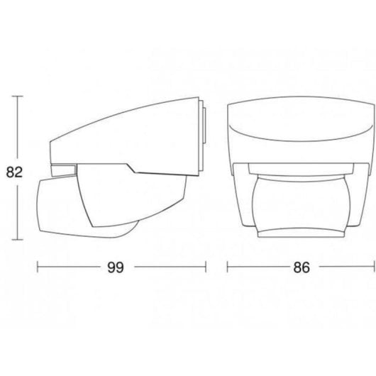 Bewegungssensor Steinel IS 140-2 230V Außen IP54 Schwenkbar