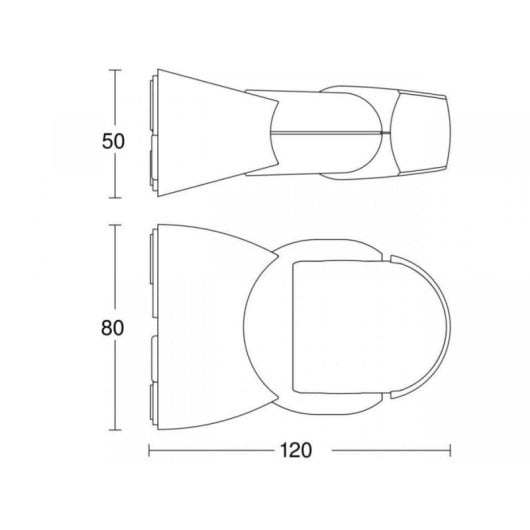 Capteur de Mouvement Steinel IS 1 Filaire Intérieur Extérieur Blanc