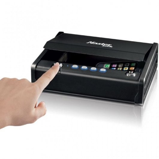 Master Lock MLD08EB Caja de Seguridad Biométrica de Acceso Rápido