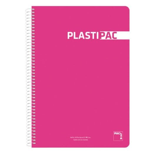 Pack 5 Cuadernos Pacsa Plastipac Multicolor Din A4 80 Hojas