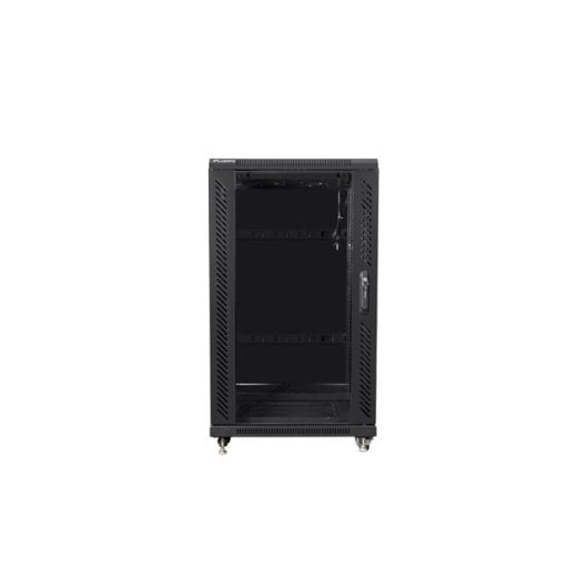 Schrank Lanberg FF01-6622-12B 22U 800kg Schwarz IP20 Schrank Lanberg FF01-6622-12B 22U 800kg Schwarz IP20