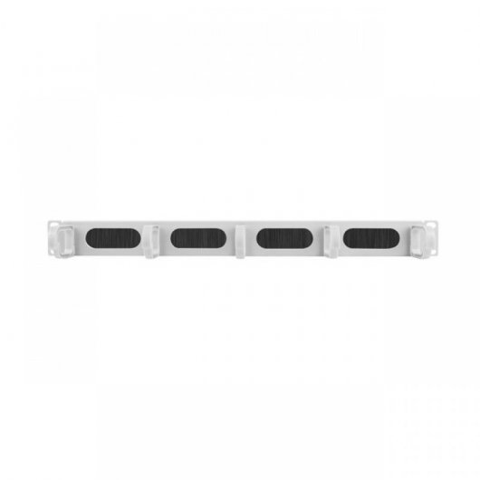 Lanberg Panel Organizador de Cables para Rack 19" 1U Gris