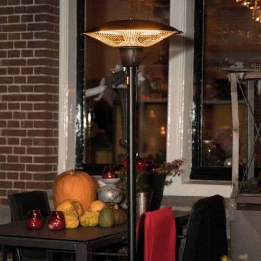 Sunred Barcelona Estufa de Pie Halógena 1500W Negra