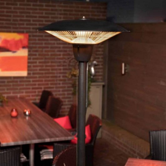 Sunred Barcelona Estufa de Pie Halógena 1500W Negra