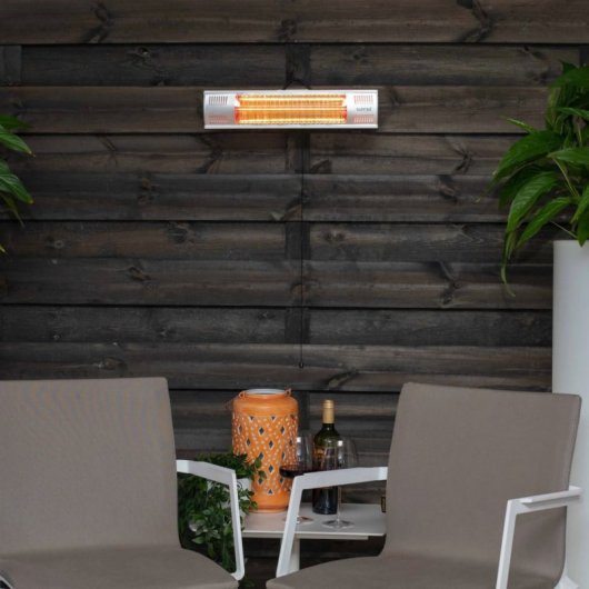 Sunred Vigo Estufa de Pared 1500W Plata