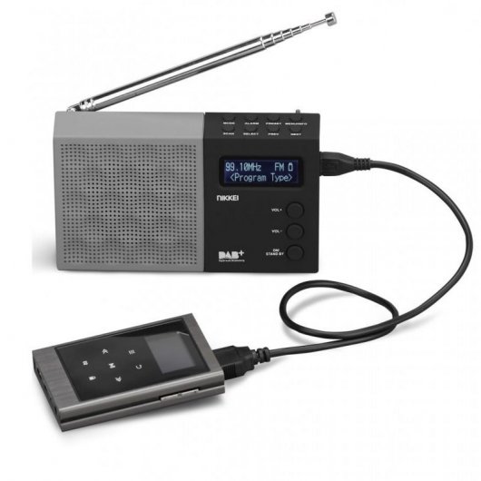 Nikkei NDB40BK Radio DAB+ Portátil