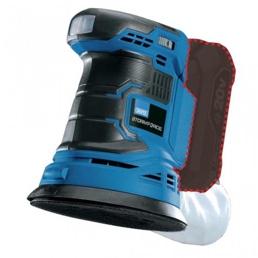 Draper Tools Storm Force Lijadora Aleatoria Orbital 20V