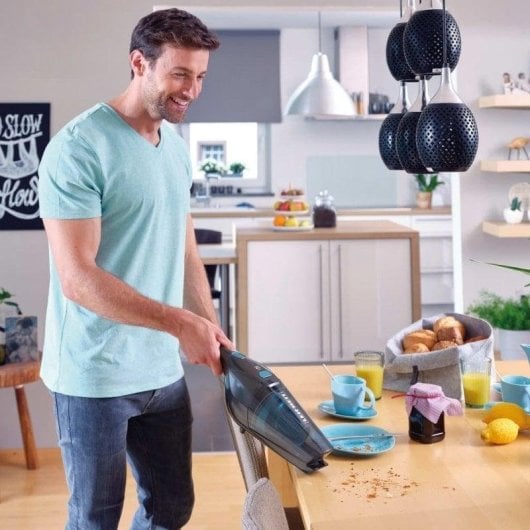 Aspirateur sans Fil Leifheit Rotaro PowerVac 100W 40min Filtre HEPA 250ml Accessoires