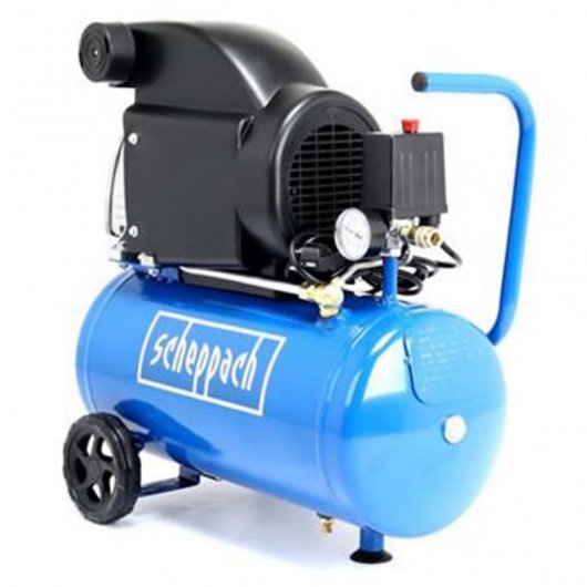 Scheppach HC26 Compresor Horizontal 24L 1500W