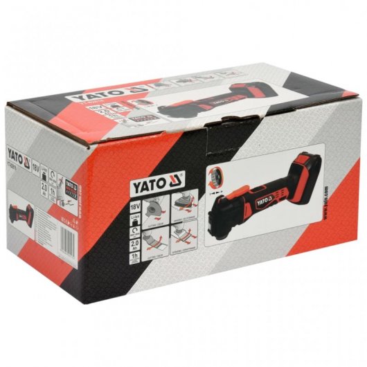 Yato Multiherramienta Oscilante con Batería de Ion-Litio 2.0Ah 18V