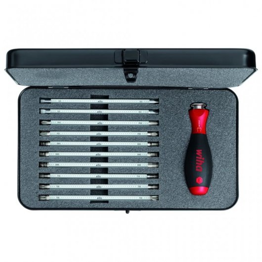 Wiha System 6 Estuche de Destornillador con Puntas Intercambiables
