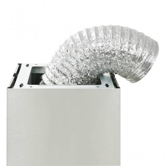 VidaXL Campana Decorativa 90cm D Acero Inoxidable/Cristal Templado