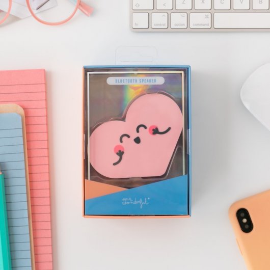 Mr Wonderful Coração Coluna Bluetooth
