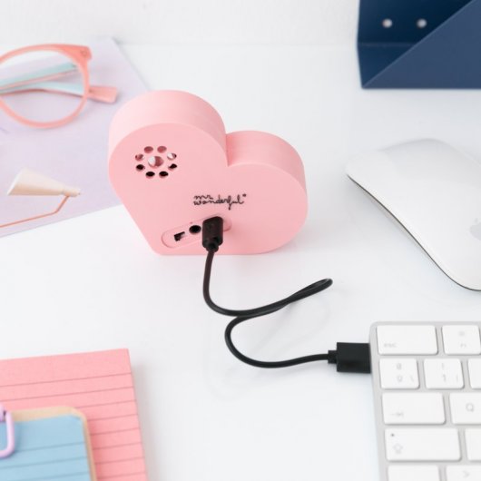 Mr Wonderful Coração Coluna Bluetooth