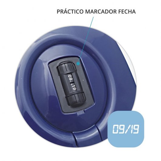 TM Electron Aquanatur Jarra Filtradora de Agua 2.5L Azul