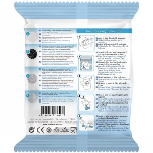 TM  Electron Pack de 12 Filtros para Jarra Brita Maxtra
