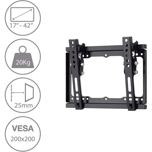 Supporto TV TM Electron 17"/42" VESA 200x200 Max 20Kg
