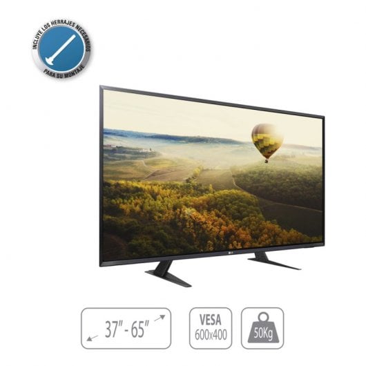 Supporto da Tavolo TM Electron per TV 37"/65" VESA 600x400 Max 50Kg